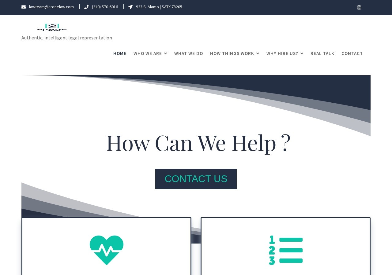 Crone Law PLLC homepage